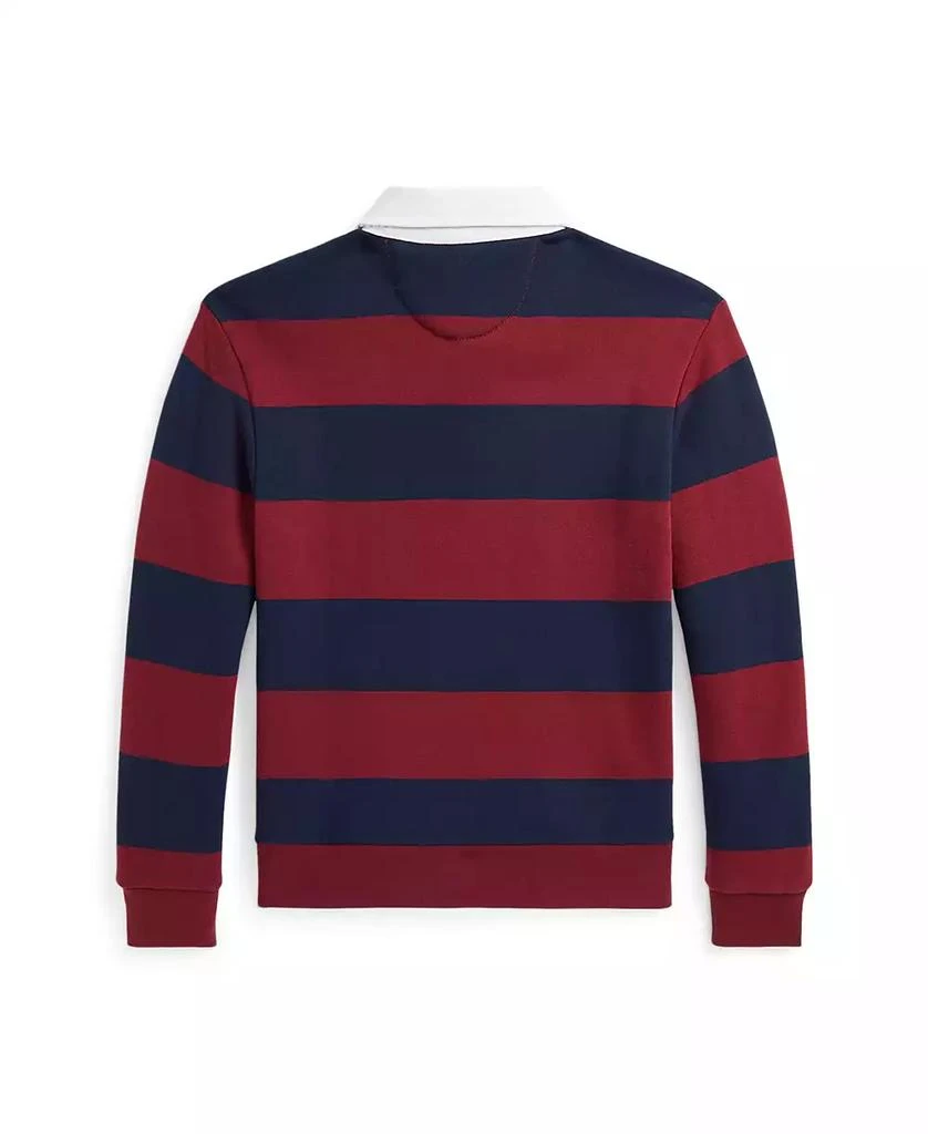 商品Ralph Lauren|Big BoysStriped Fleece Rugby Sweatshirt,价格¥395,第2张图片详细描述