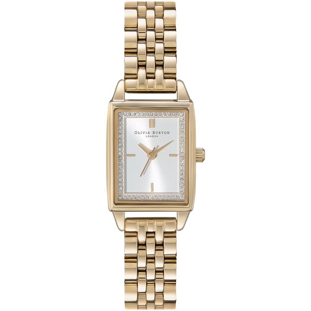 Women's Quartz Gold-Tone Stainless Steel Bracelet Watch 25.5mm x 20.5mm商品第1张图片规格展示