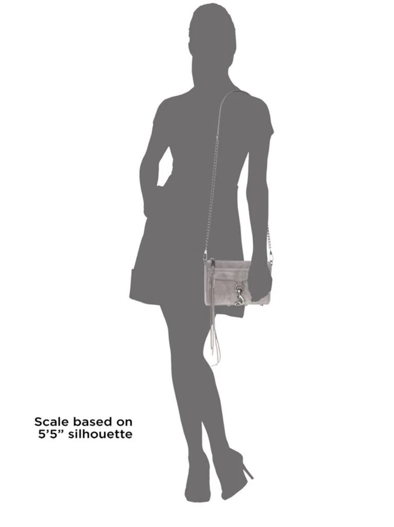 商品Rebecca Minkoff|Mac Nubuck 真皮迷你单肩包,价格¥1019,第3张图片详细描述