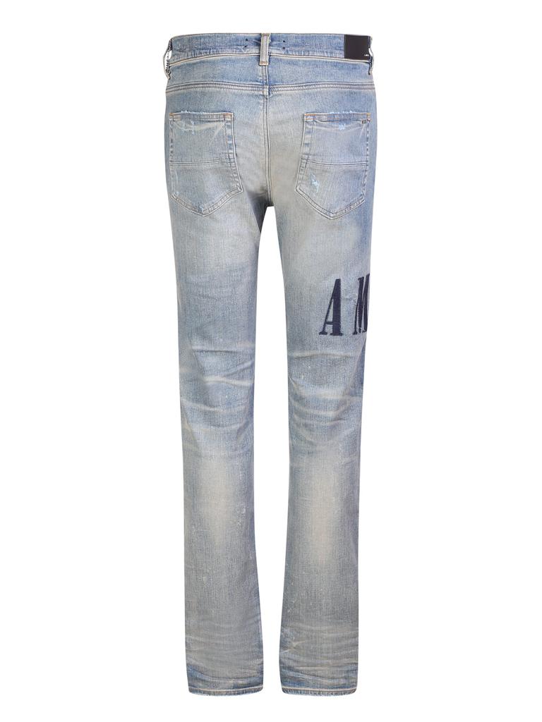 AMIRI DISTRESSED-EFFECT JEANS BY AMIRI. BRAND FOUNDED IN CALIFORNIA, RENOWNED FOR BRINGING ROCK CLUB CULTURE TO THE WORLD OF FASHION商品第2张图片规格展示