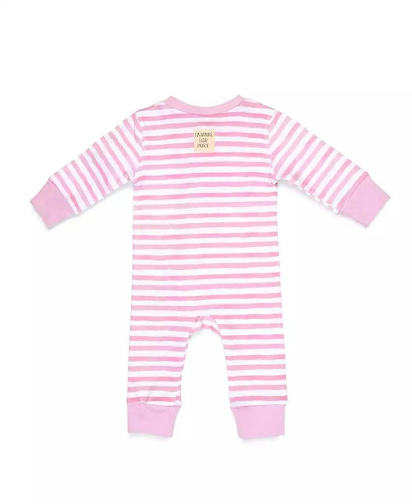 商品Pajamas for Peace|Petal Stripe Baby Boys and Girls Coveralls,价格¥180,第2张图片详细描述