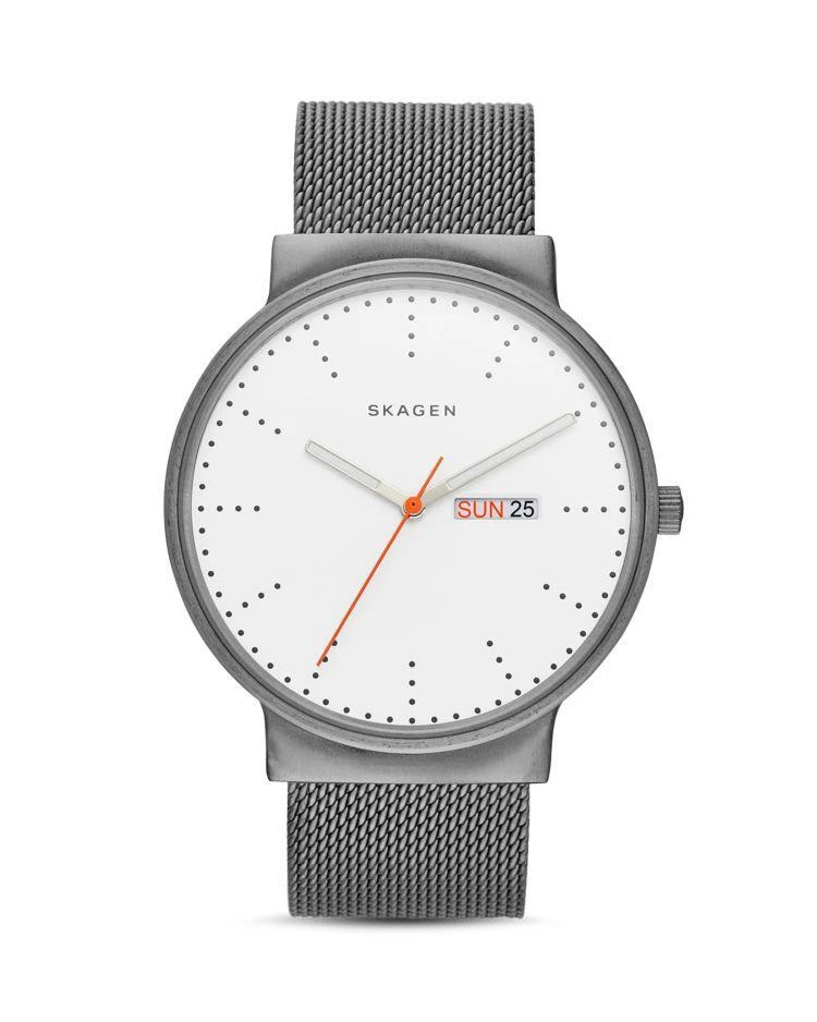 商品Skagen|Ancher Mesh Bracelet Watch, 40mm,价格¥1095,第1张图片