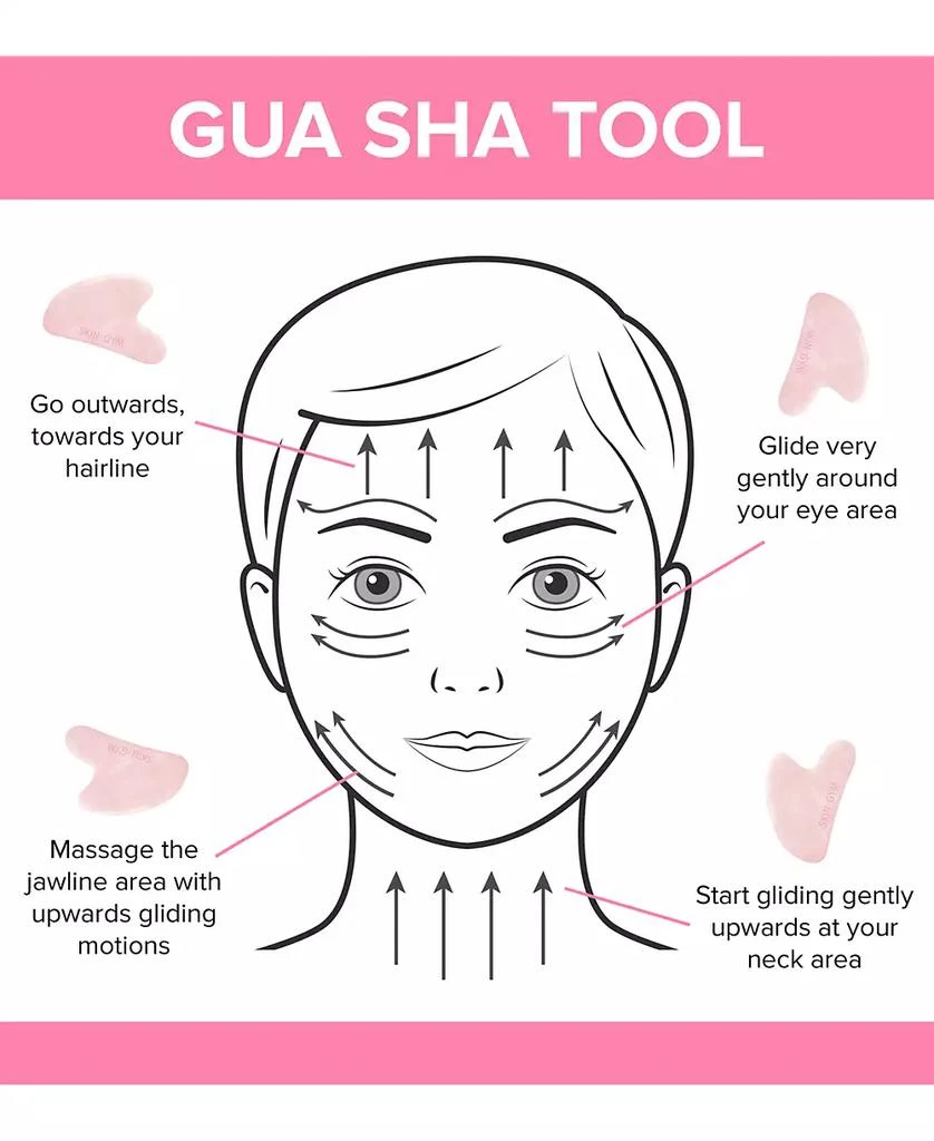 商品Skin Gym|Rose Gua Sha Crystal Beauty Tool,价格¥240,第4张图片详细描述