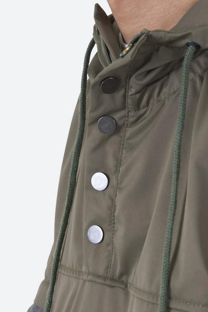 Patchwork Anorak Jacket - Olive 商品