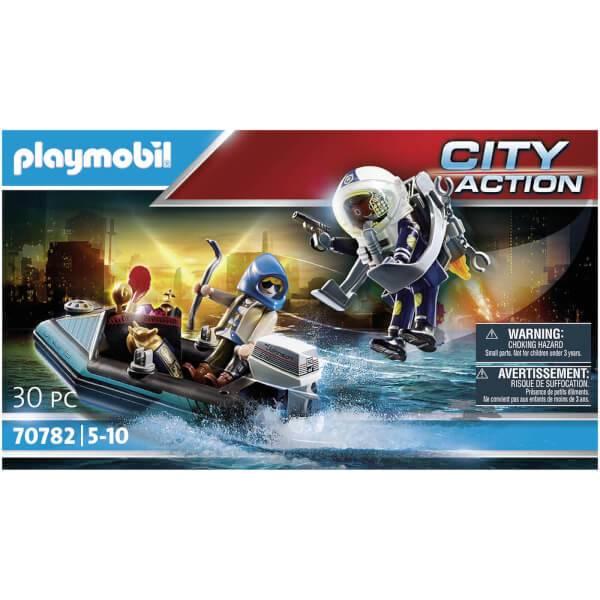 Playmobil Police Jet Pack with Boat (70782)商品第8张图片规格展示