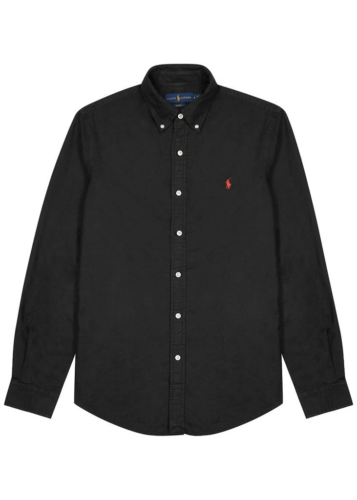 商品Ralph Lauren|Black cotton Oxford shirt,价格¥1419,第1张图片