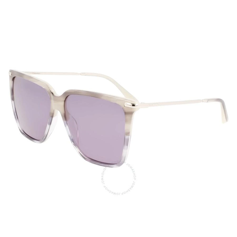 商品Calvin Klein|Purple Square Ladies Sunglasses CK22531S 023 57,价格¥261,第1张图片