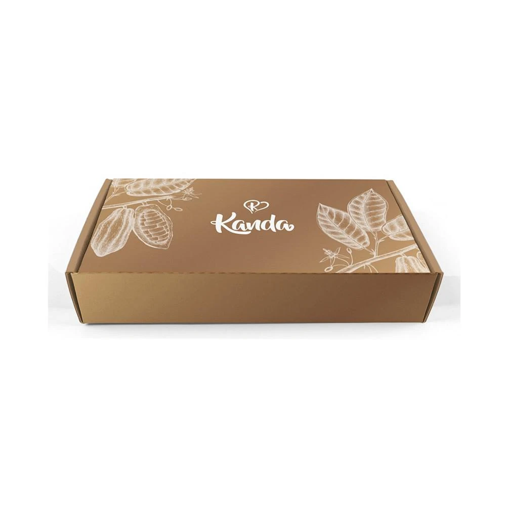 商品Kanda Chocolates|Dark Chocolate Gift Boxes in African and Cocoa Prints Set, 6 Pieces,价格¥299,第2张图片详细描述