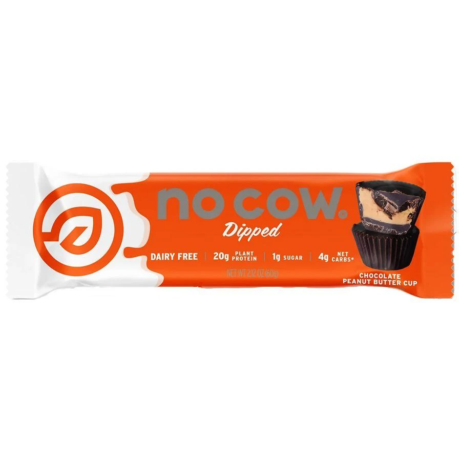 商品No Cow|Dipped Protein Bar Chocolate Peanut Butter Cup,价格¥25,第1张图片
