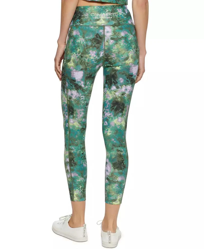 商品Calvin Klein|Printed High-Waist 7/8 Length Leggings,价格¥133,第4张图片详细描述