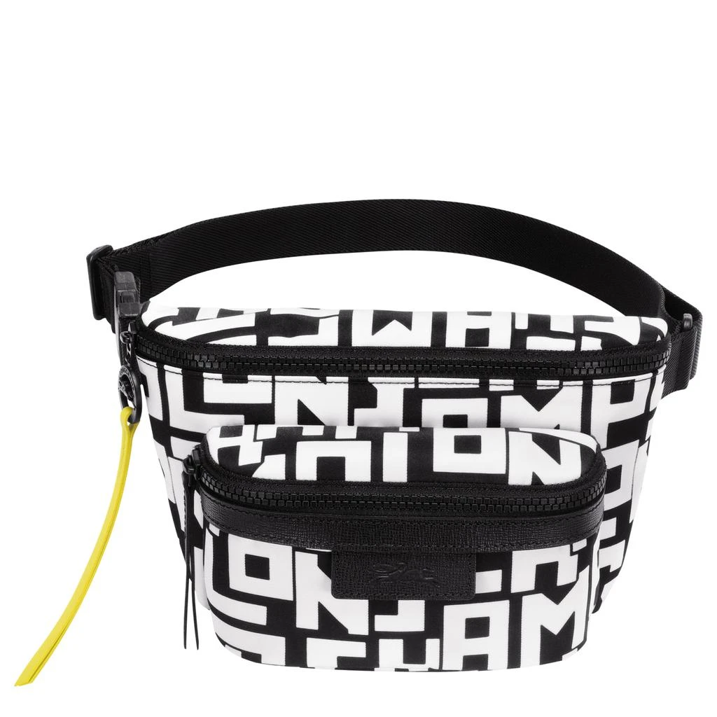 商品Longchamp|Belt bag M Le Pliage LGP Black/White (10034412067),价格¥1538,第1张图片