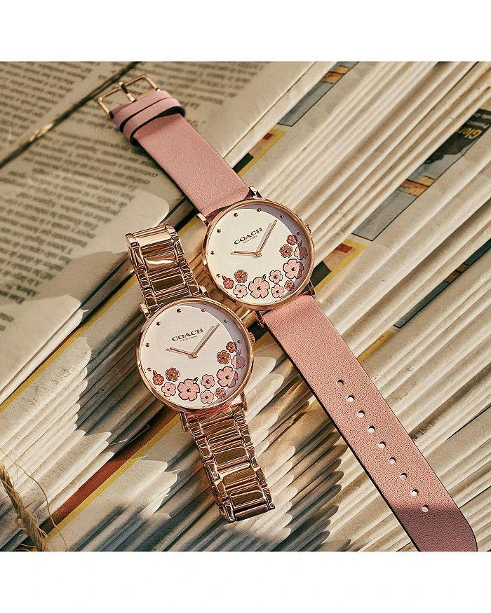 商品Coach|Perry Tea Rose Watch, 36mm,价格¥1464,第4张图片详细描述