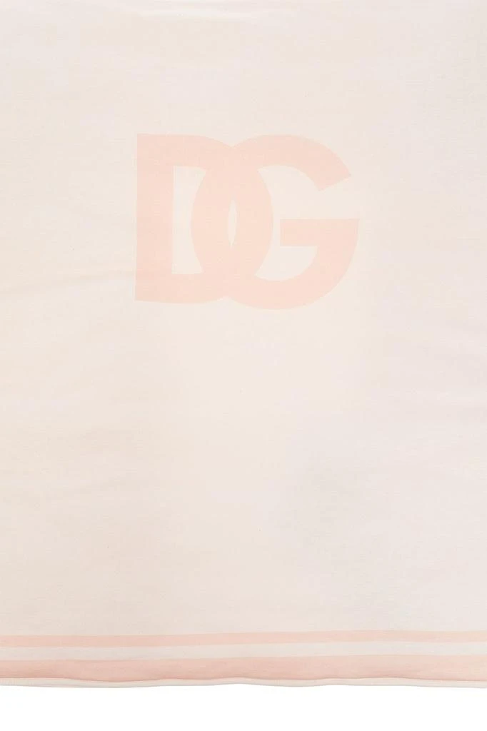 商品Dolce & Gabbana|Dolce & Gabbana Kids Logo Printed Blanket,价格¥2499,第3张图片详细描述