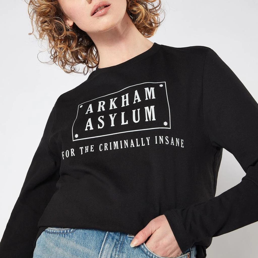 商品Original Hero|Batman Villains Arkham Asylum Unisex Long Sleeve T-Shirt - Black,价格¥203,第5张图片详细描述