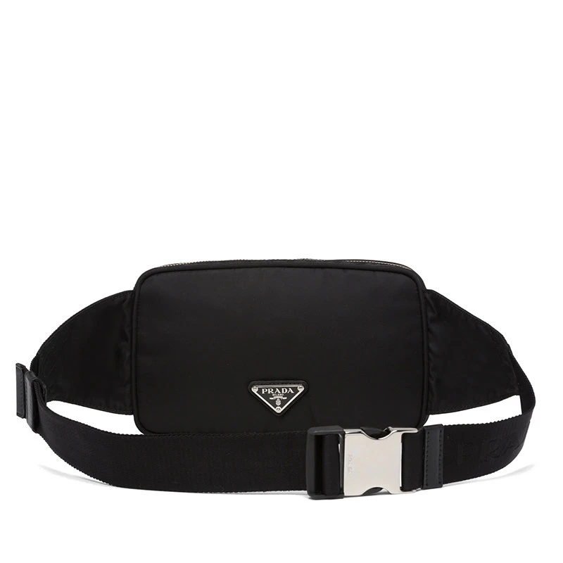 商品Prada|【预售3-7天】普拉达 男士黑色尼龙皮革腰包2VL977_2D0P_F0002_V_WTO,价格¥9021,第5张图片详细描述