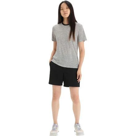 Merino Linen Short-Sleeve Stripe T-Shirt - Women's 商品