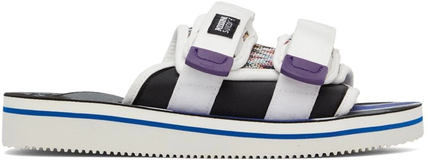 商品Suicoke|Multicolor Missoni Edition Moto Slides,价格¥3158,第1张图片