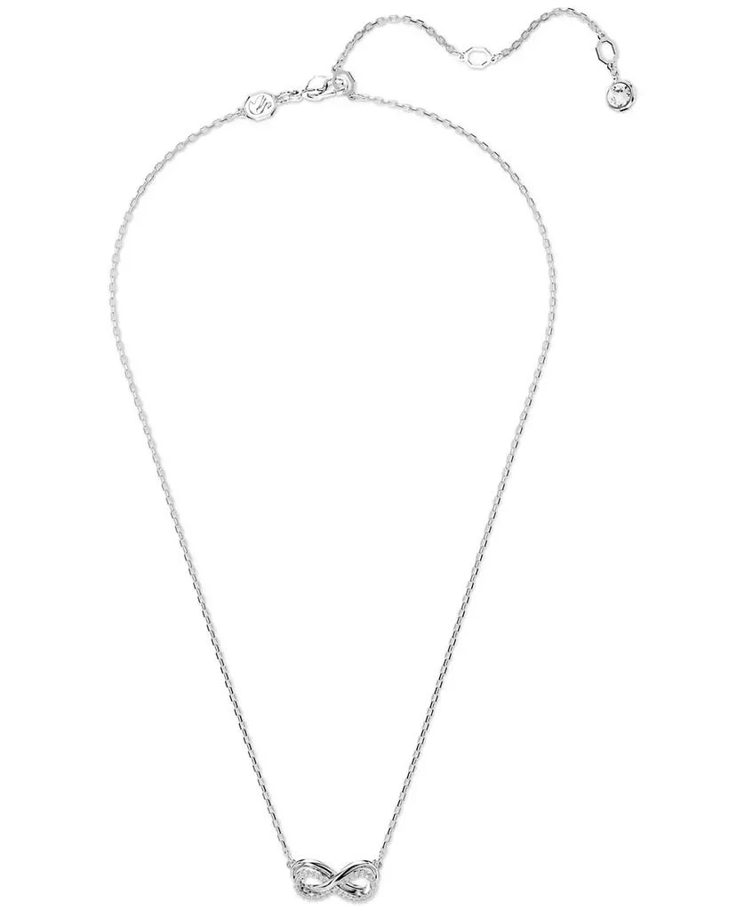 商品Swarovski|Hyperbola Infinity Pendant Necklace, 15" + 2-3/4" extender,价格¥623,第2张图片详细描述