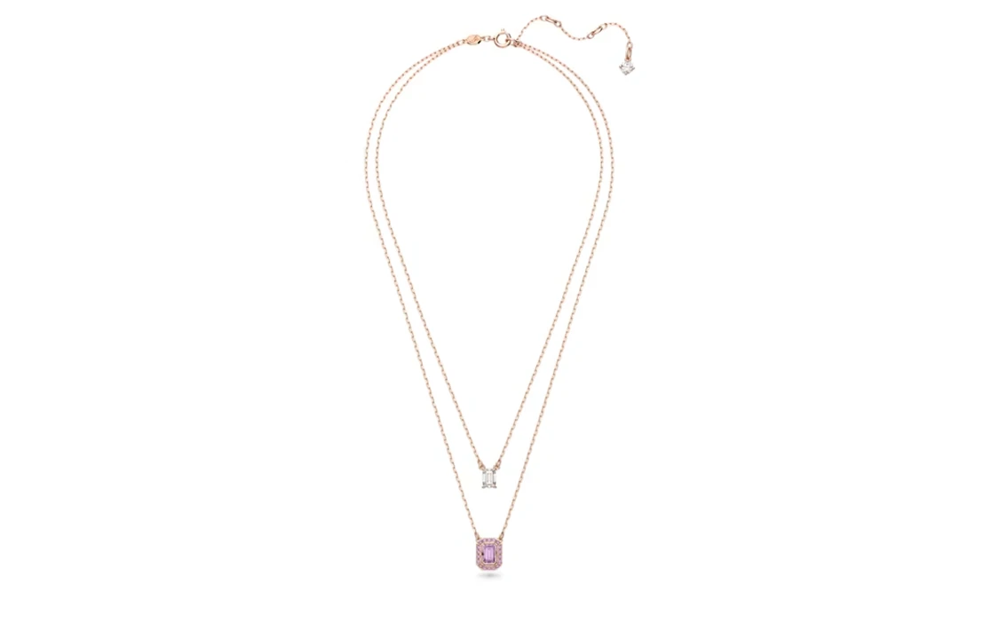 商品[国内直发] Swarovski|施华洛世奇 Una 经典大气百搭 合金 项链 女款,价格¥607,第7张图片详细描述