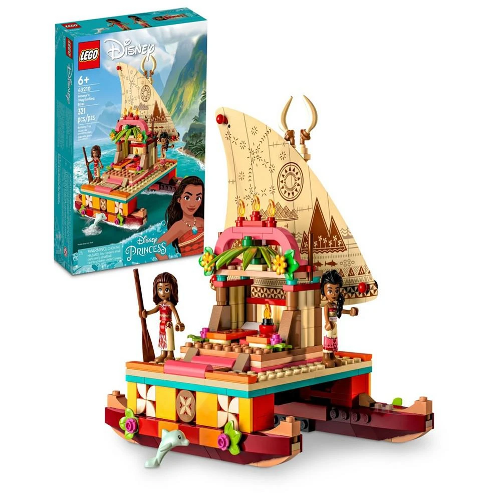 商品LEGO|Disney Moana's Wayfinding Boat 43210 Building Toy Set, 321 Pieces,价格¥261,第1张图片
