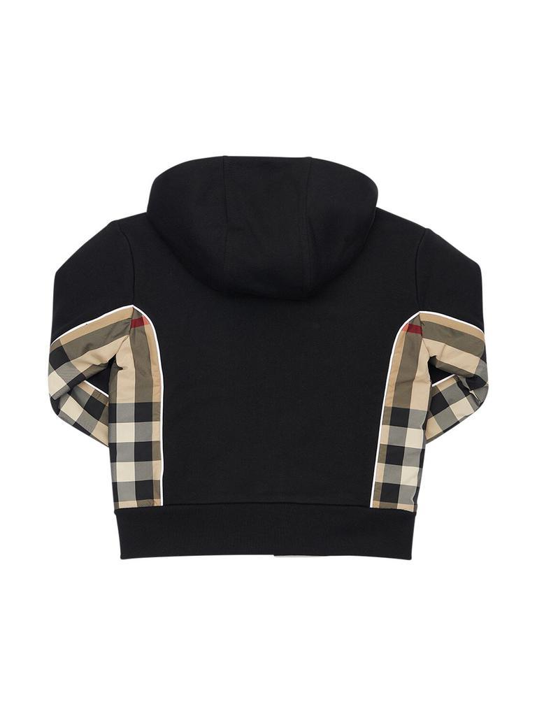 商品Burberry|Cotton Sweatshirt Hoodie W/check Inserts,价格¥2193,第4张图片详细描述