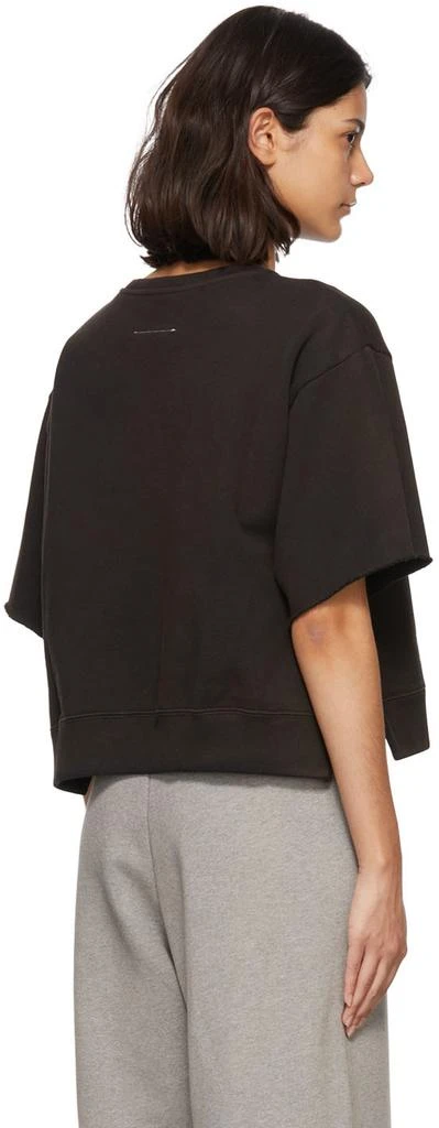 商品MAISON MARGIELA|Black Cotton Sweatshirt,价格¥1114,第3张图片详细描述