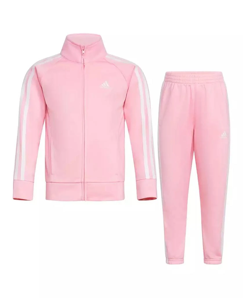 商品Adidas|Toddler Girls Classic Tricot Jacket and Track Pants, 2-Piece Set,价格¥234,第2张图片详细描述