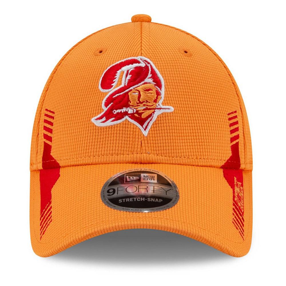 Men's Orange Tampa Bay Buccaneers 2021 NFL Sideline Home Historic Logo 9Forty Adjustable Hat商品第4张图片规格展示