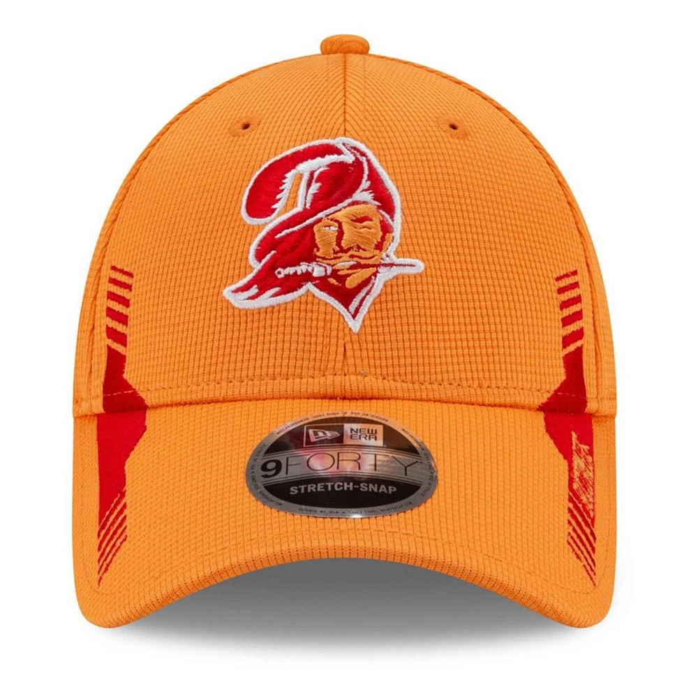 商品New Era|Men's Orange Tampa Bay Buccaneers 2021 NFL Sideline Home Historic Logo 9Forty Adjustable Hat,价格¥269,第4张图片详细描述