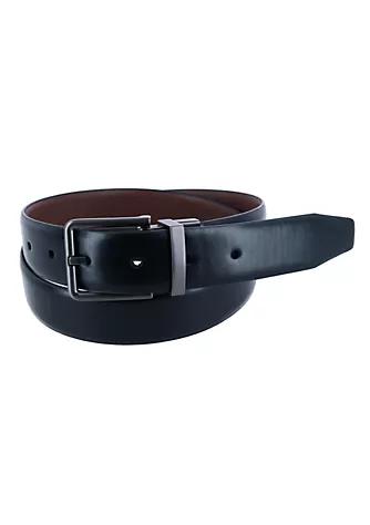 Reversible Recycled Leather Belt商品第1张图片规格展示