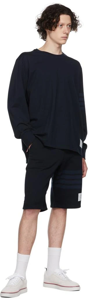 商品Thom Browne|海军蓝 4-Bar 短裤,价格¥7679,第4张图片详细描述