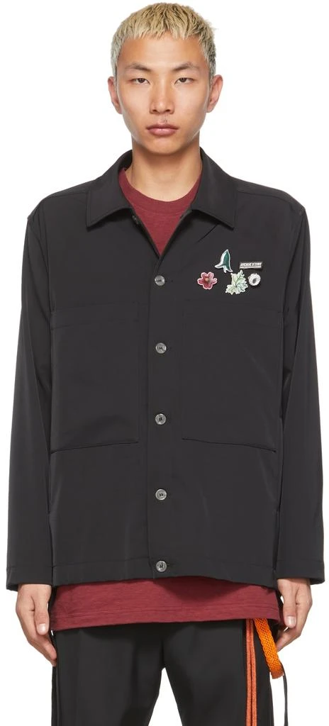 商品Song for the Mute|Black Lapel Pins Jacket,价格¥1961,第1张图片