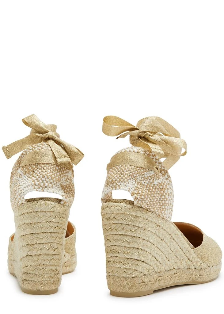 商品CASTAÑER|Carina 80 canvas wedge espadrilles,价格¥1339,第3张图片详细描述