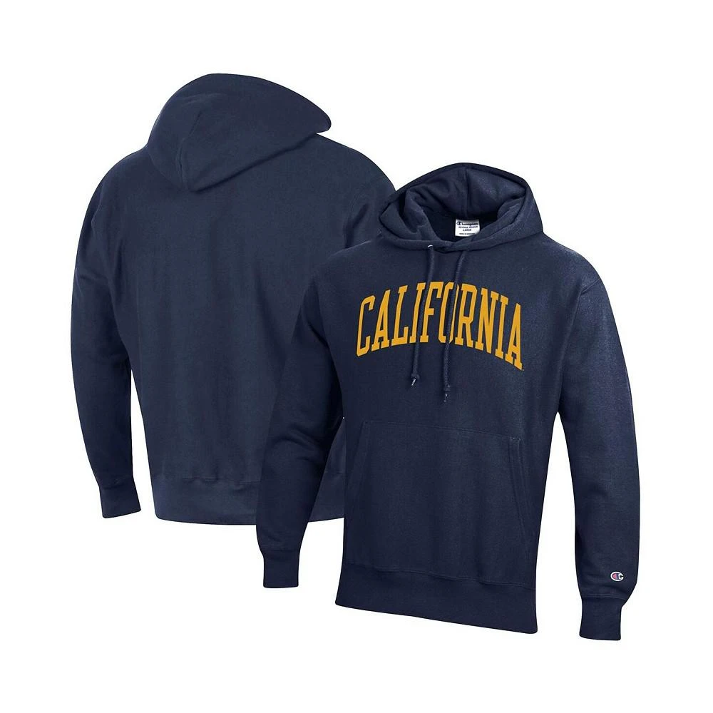 商品CHAMPION|Men's Navy Cal Bears Team Arch Reverse Weave Pullover Hoodie,价格¥625,第1张图片