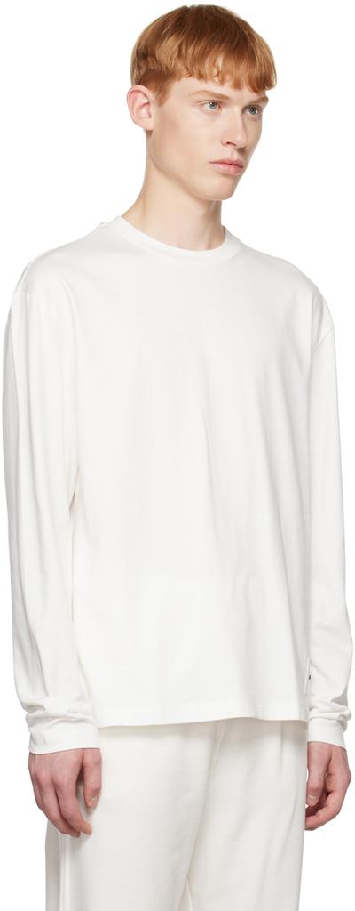 Three-Pack White Long Sleeve T-Shirts商品第2张图片规格展示