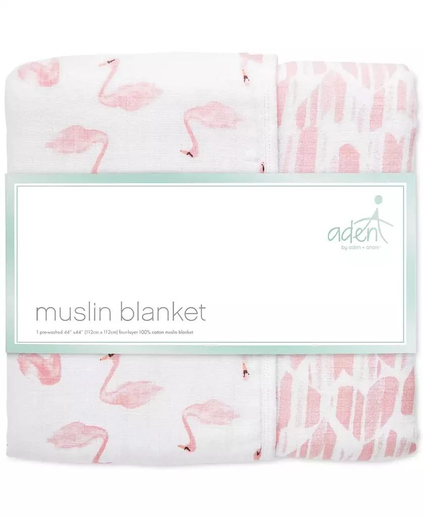 商品aden + anais|Baby Girls Swan Printed Blanket,价格¥300,第2张图片详细描述