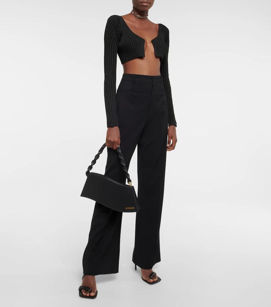 商品Jacquemus|La Maille Pralù ribbed-knit cardigan,价格¥2652,第2张图片详细描述