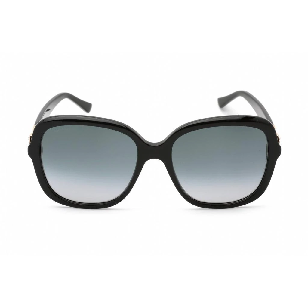 商品Jimmy Choo|Jimmy Choo Women's Sunglasses - Full Rim Black Plastic Square Frame | SADIE/S 0807,价格¥601,第2张图片详细描述