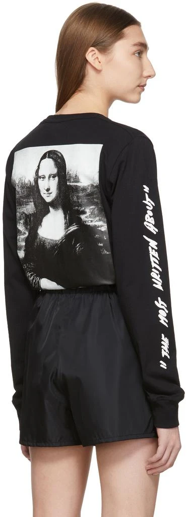 商品Off-White|Black Monalisa Long Sleeve T-Shirt,价格¥3257,第3张图片详细描述