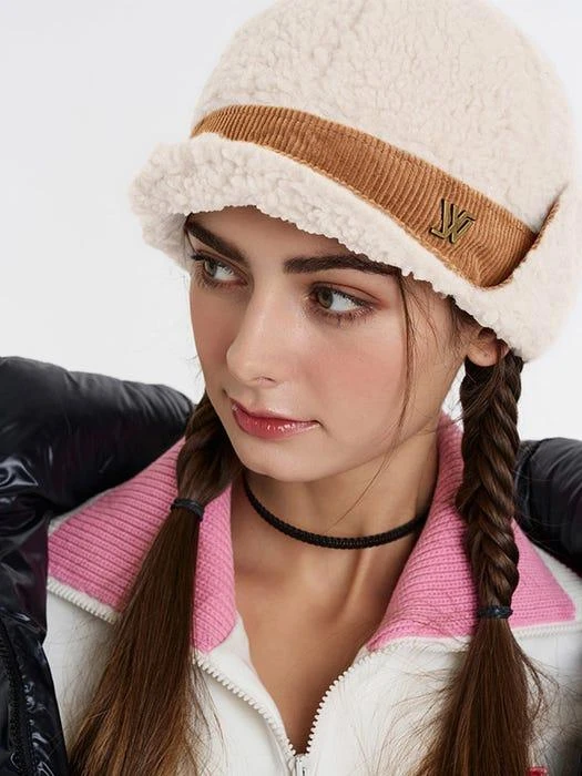 商品WHITE SANDS|Corduroy Fleece Earmuff Cap Cona 6 Colors,价格¥499,第3张图片详细描述