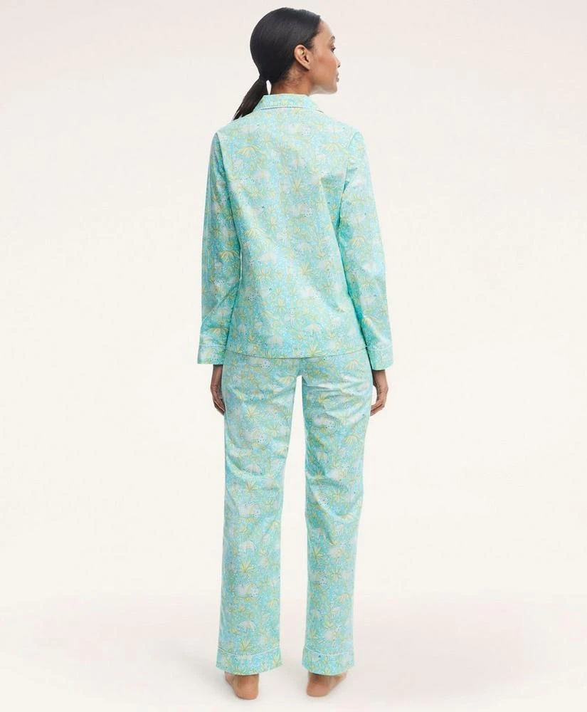 商品Brooks Brothers|Supima® Cotton Vintage Lamb Print Pajamas,价格¥617,第4张图片详细描述