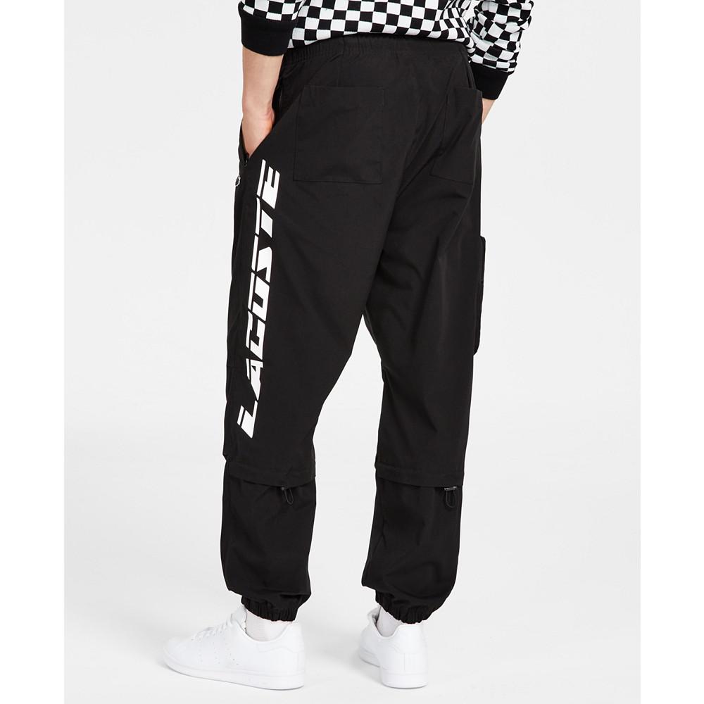 Men's Relaxed-Fit Oversized Logo-Print Track Pants商品第4张图片规格展示