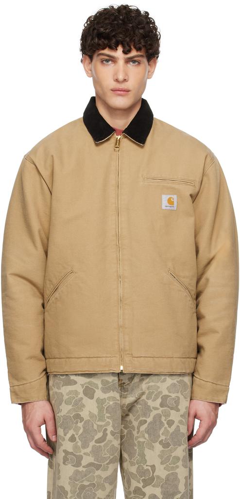 美品　完売CARHARTT WIP OG Detroit Jacket 2025 Carhartt WIP OG Detroit Unisex Work Jacket Brown I035614
