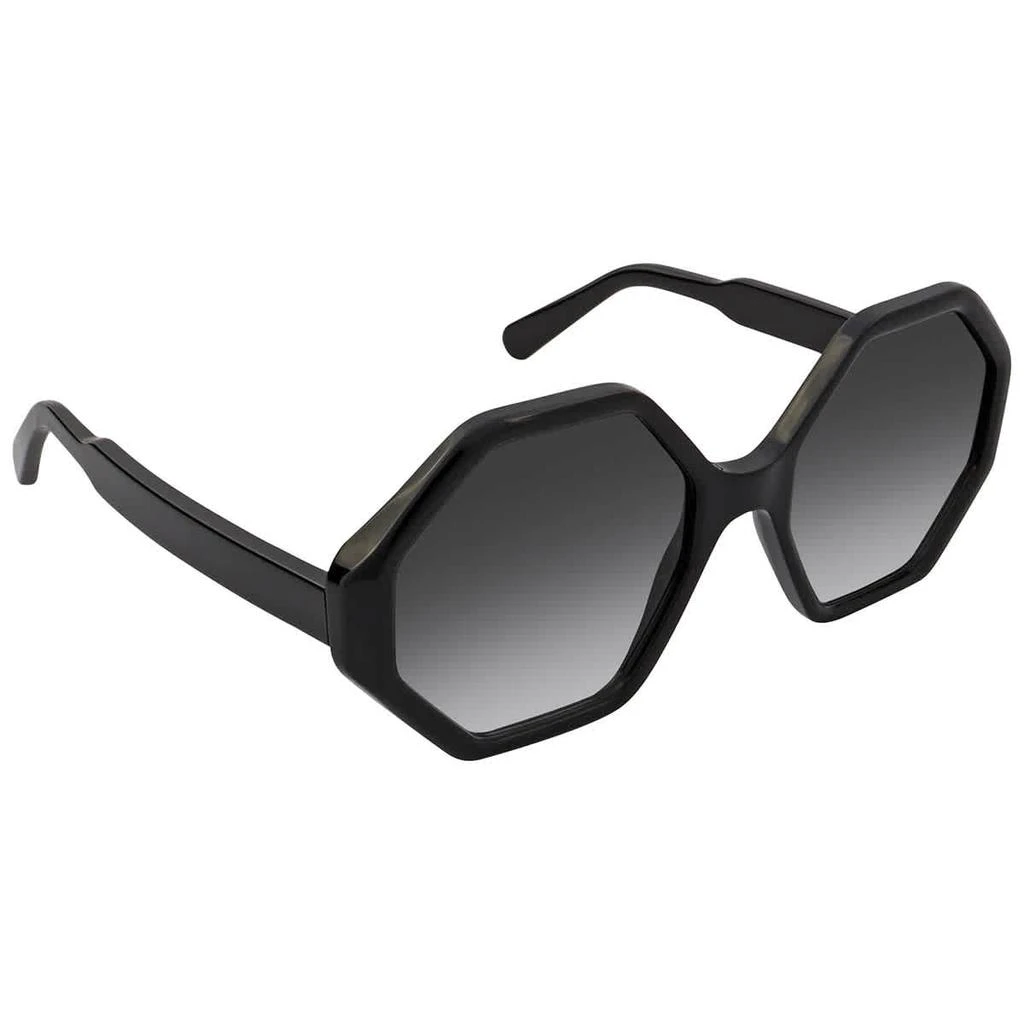 商品Salvatore Ferragamo|Grey Gradient Hexagonal Ladies Sunglasses SF1070S 001 52,价格¥439,第2张图片详细描述