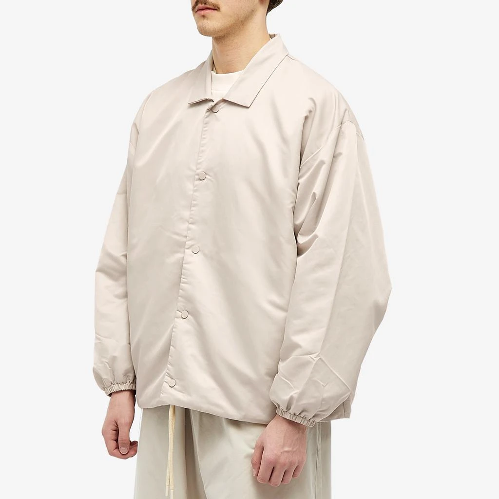 商品Essentials|Fear of God Essentials Coaches Jacket - Silver Cloud,价格¥1265,第2张图片详细描述