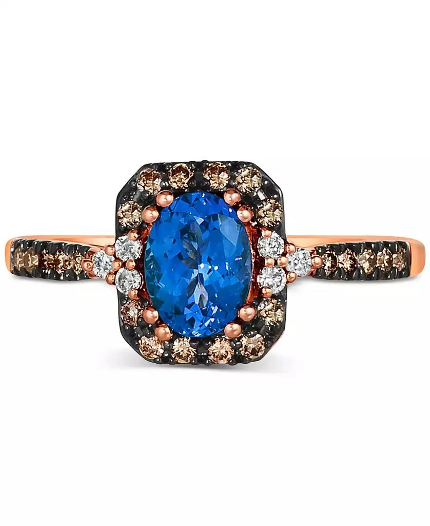 商品Le Vian|Blueberry Tanzanite (3/4 ct. t.w.) & Diamond (1/4 ct. t.w.) in 14k Rose Gold,价格¥9208,第4张图片详细描述