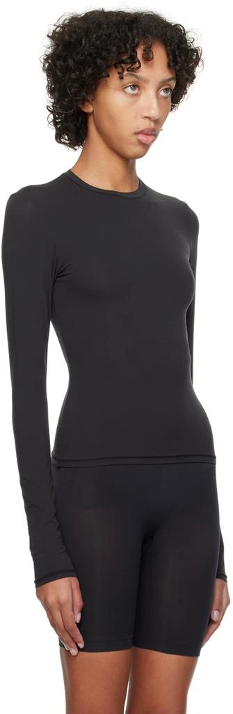 商品SKIMS|Black Fits Everybody Long Sleeve T-Shirt,价格¥431,第2张图片详细描述
