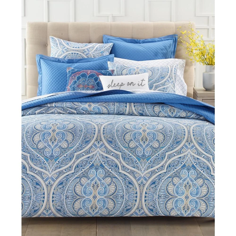 CLOSEOUT! Quilted Cotton Sham, European, Created for Macy's 商品