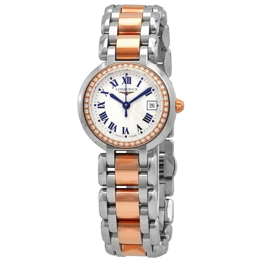 商品Longines|PrimaLuna Quartz Diamond Champagne Dial Ladies Watch L8.110.5.79.6,价格¥18576,第1张图片