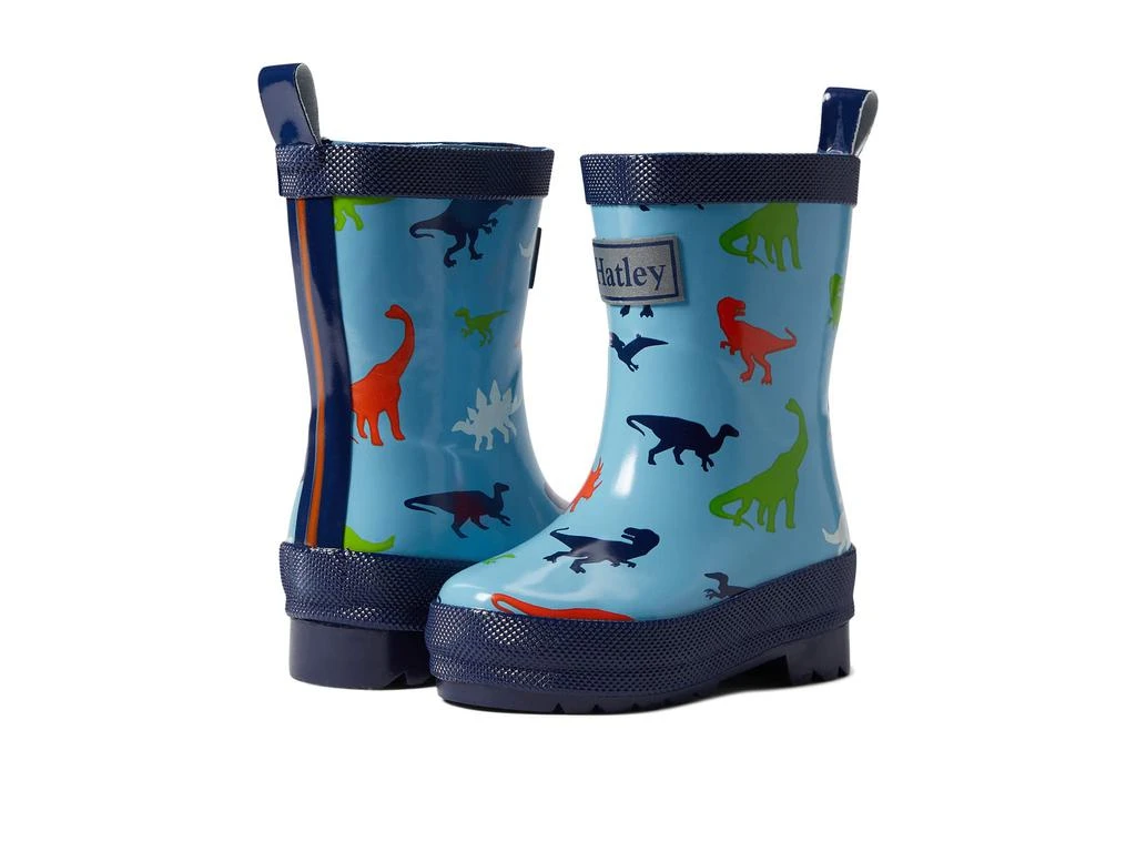 商品Hatley|Prehistoric Dinos Shiny Rain Boots (Toddler/Little Kid),价格¥401,第1张图片